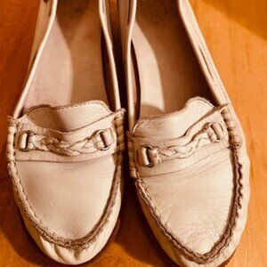 Pink MODA Leather Loafer Pump